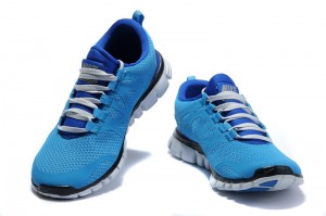 Nike Free 3.0 V3 Womens Shoes blue white - Click Image to Close